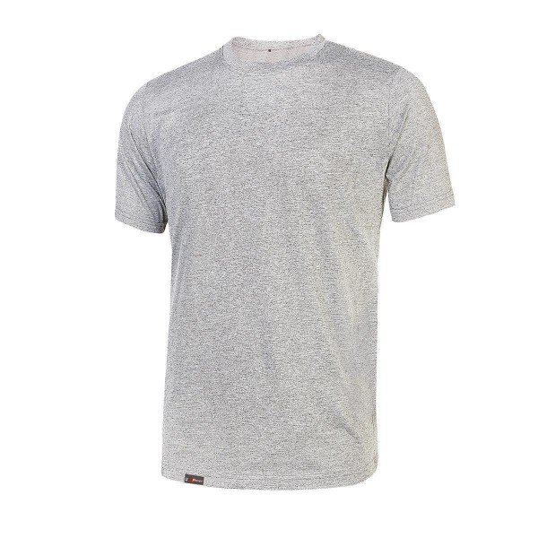 Basic T-Shirt LINEAR, Farbe: Grey Silver