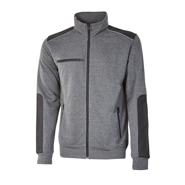 Arbeiter Sweatshirt-Jacke SNUG, Farbe: Grey Meteorite