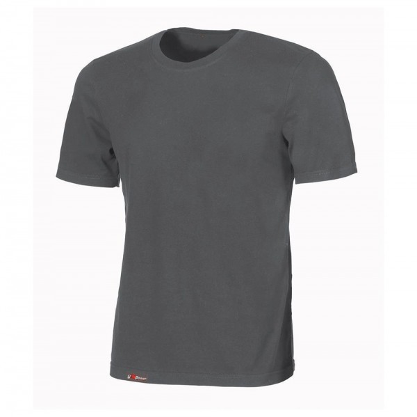 Basic T-Shirt LINEAR, Farbe: Grey Meteorite