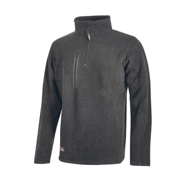 Arbeiter Fleece Sweatshirt Bering, Farbe: Grey Meteorite
